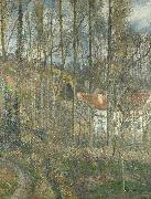 Camille Pissarro The Cote des Boeufs at L Hermitage oil painting